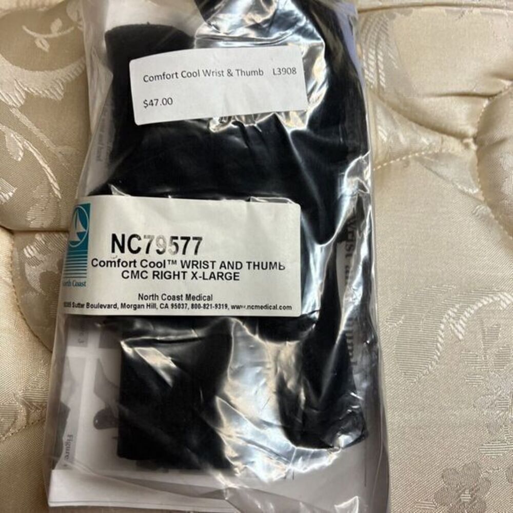 Comfort Cool Wrist Thumb Splint Brace X-Large Right NC79577 Arthritis Carpal